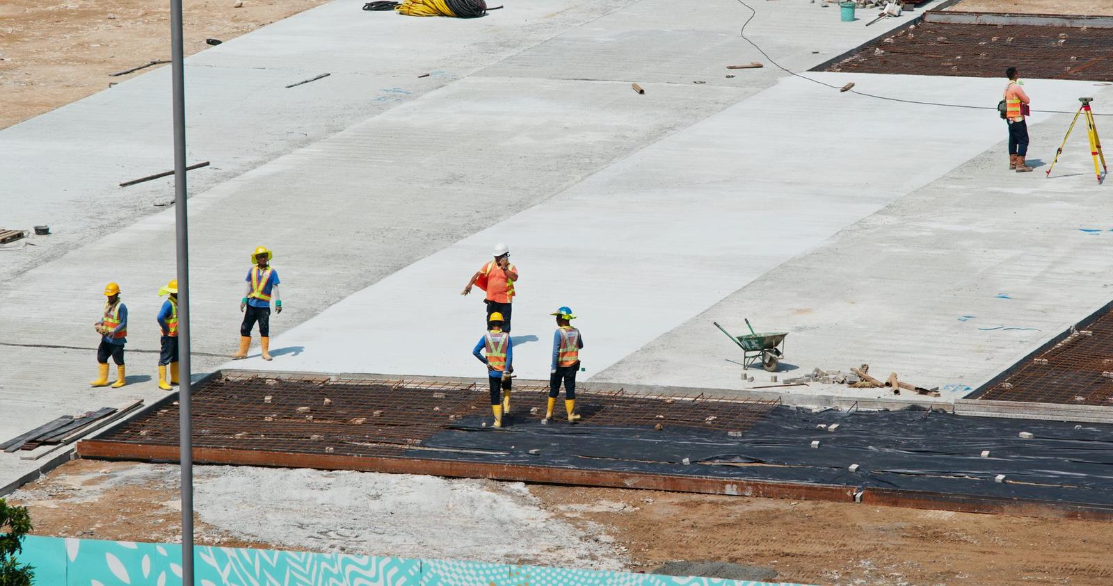 Large construction project